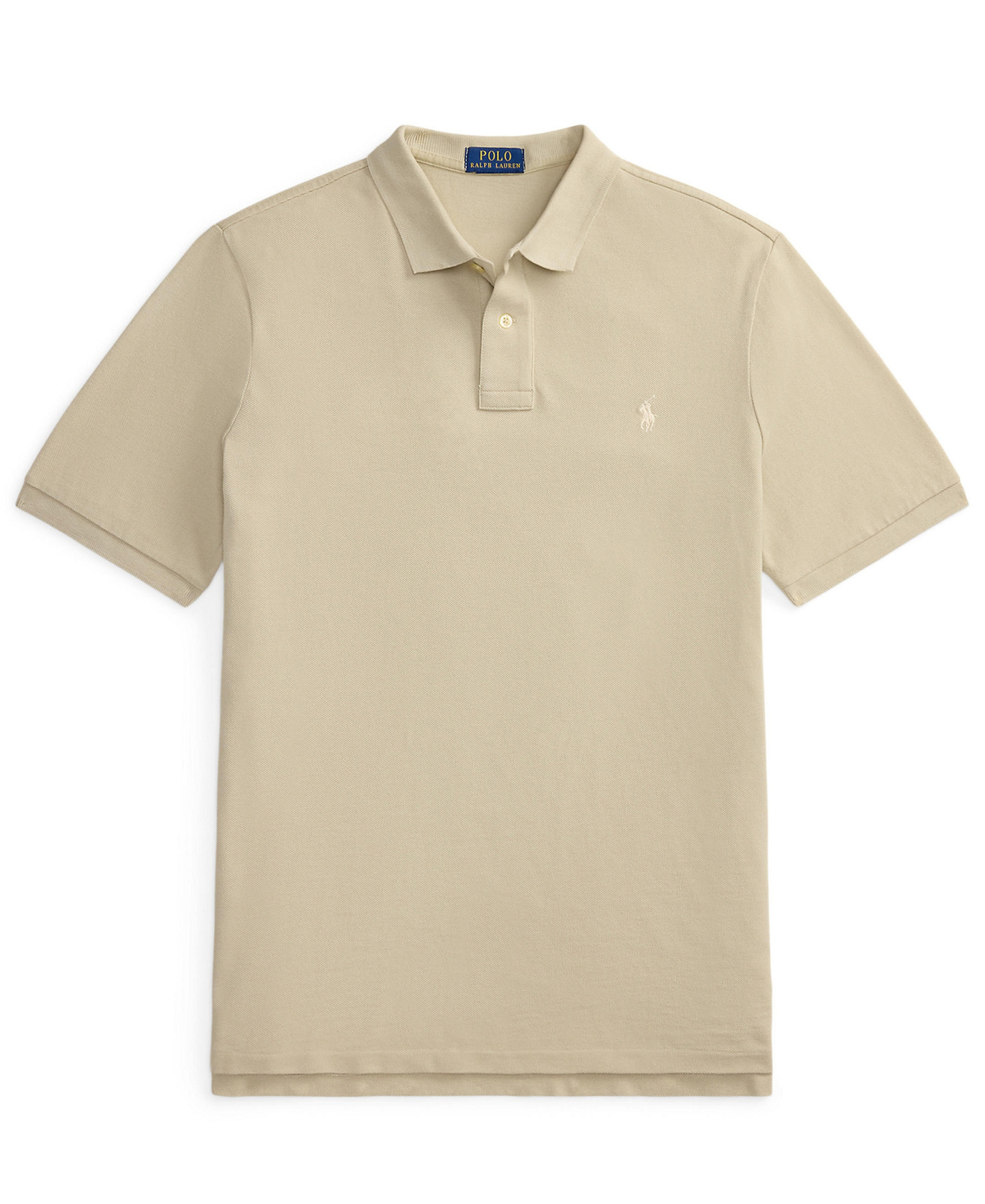 Polo Ralph Lauren Men's Classic-Fit Mesh Polo Shirt - Classic Stone/C8125