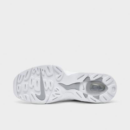 Men's Nithtke Air DT Max '96 Low Casual Shoes - White/Metallic Silver/White/Light Smoke Grey - Bottom view