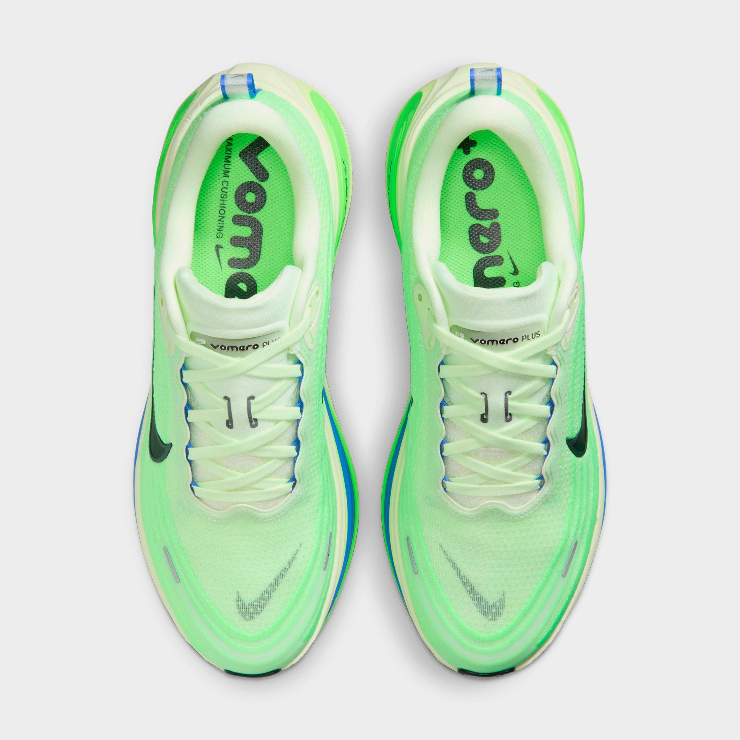 Men's Nithtke Vomero Plus Running Shoes - Part 2 - Volt Tint/Lime Blast/Sapphire/Black Spruce - Top view