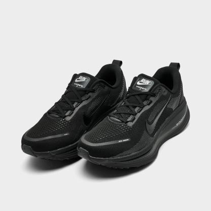 Men's Nithtke Vomero 18 Running Shoes - Part 1 - Black/Dark Smoke Grey/Light Smoke Grey/Black - Both shoes facing left