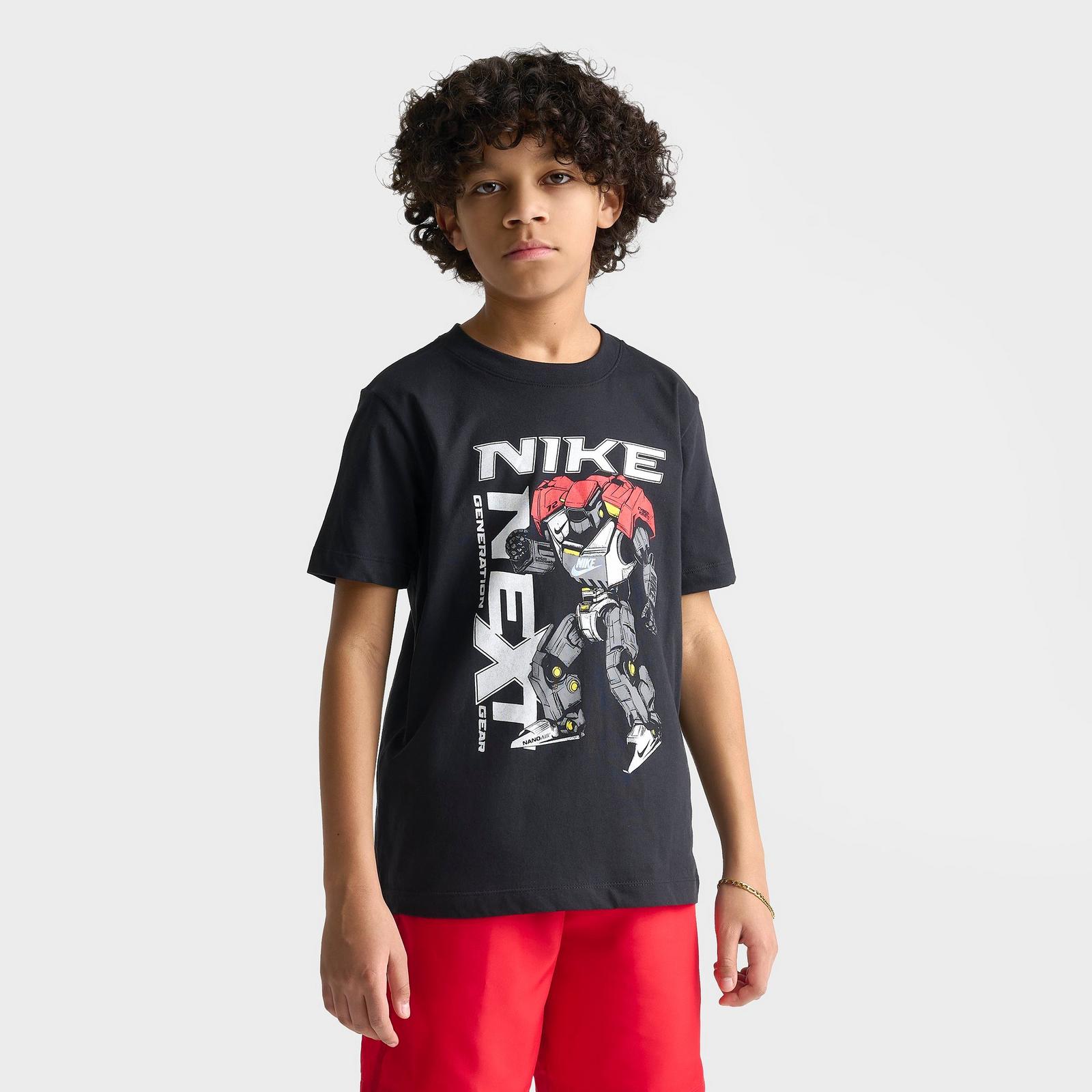 Big Kids' Nike Sportswear Mecha T-Shirt - Black