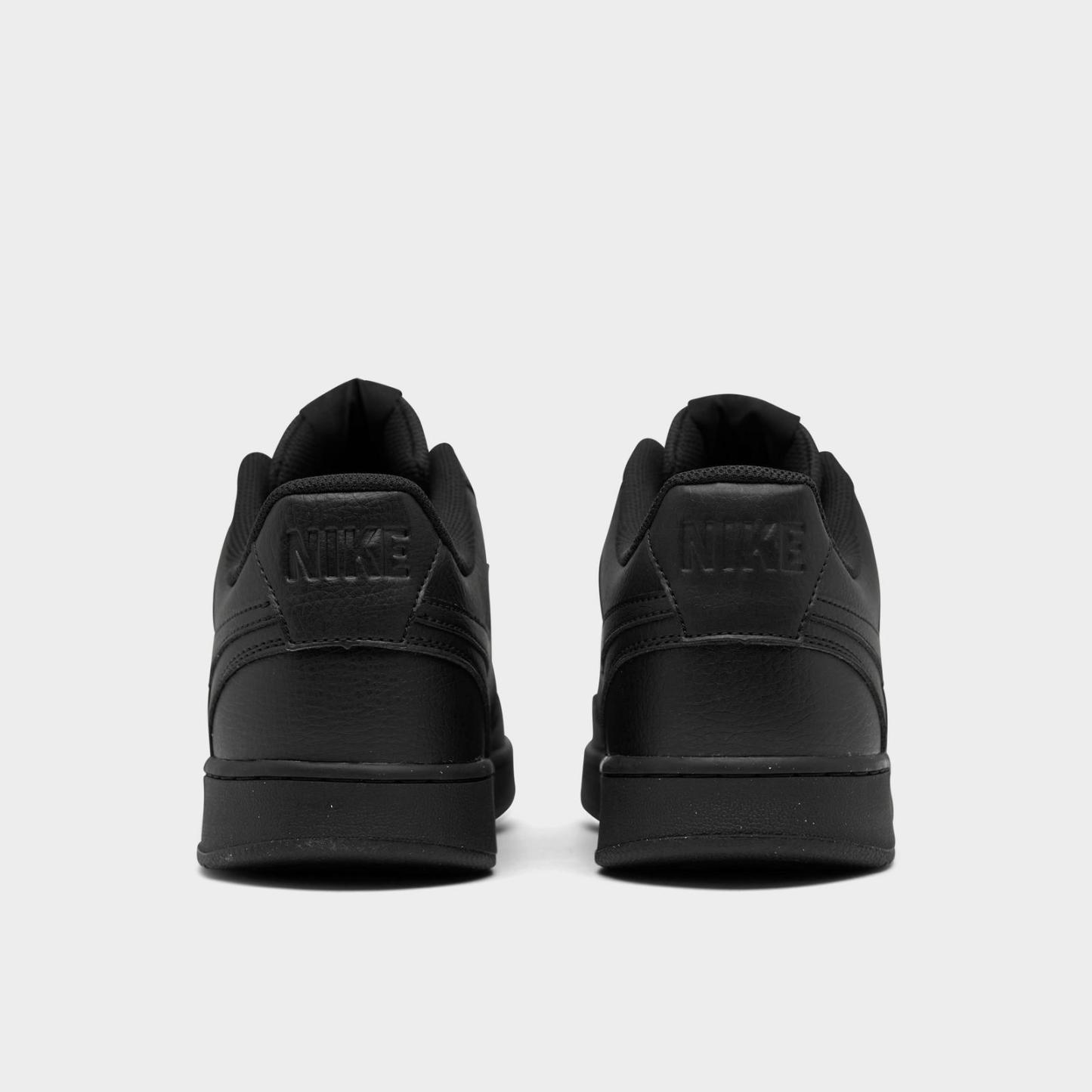Men's Nike Court Vision Low Next Nature Casual Shoes - Black/Black