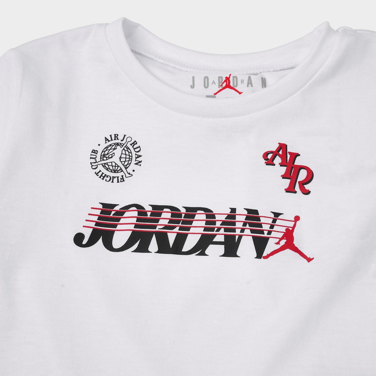 Kids' Toddler Jordan Sports Club T-Shirt and Shorts Set - Light Grey Heather - view 4