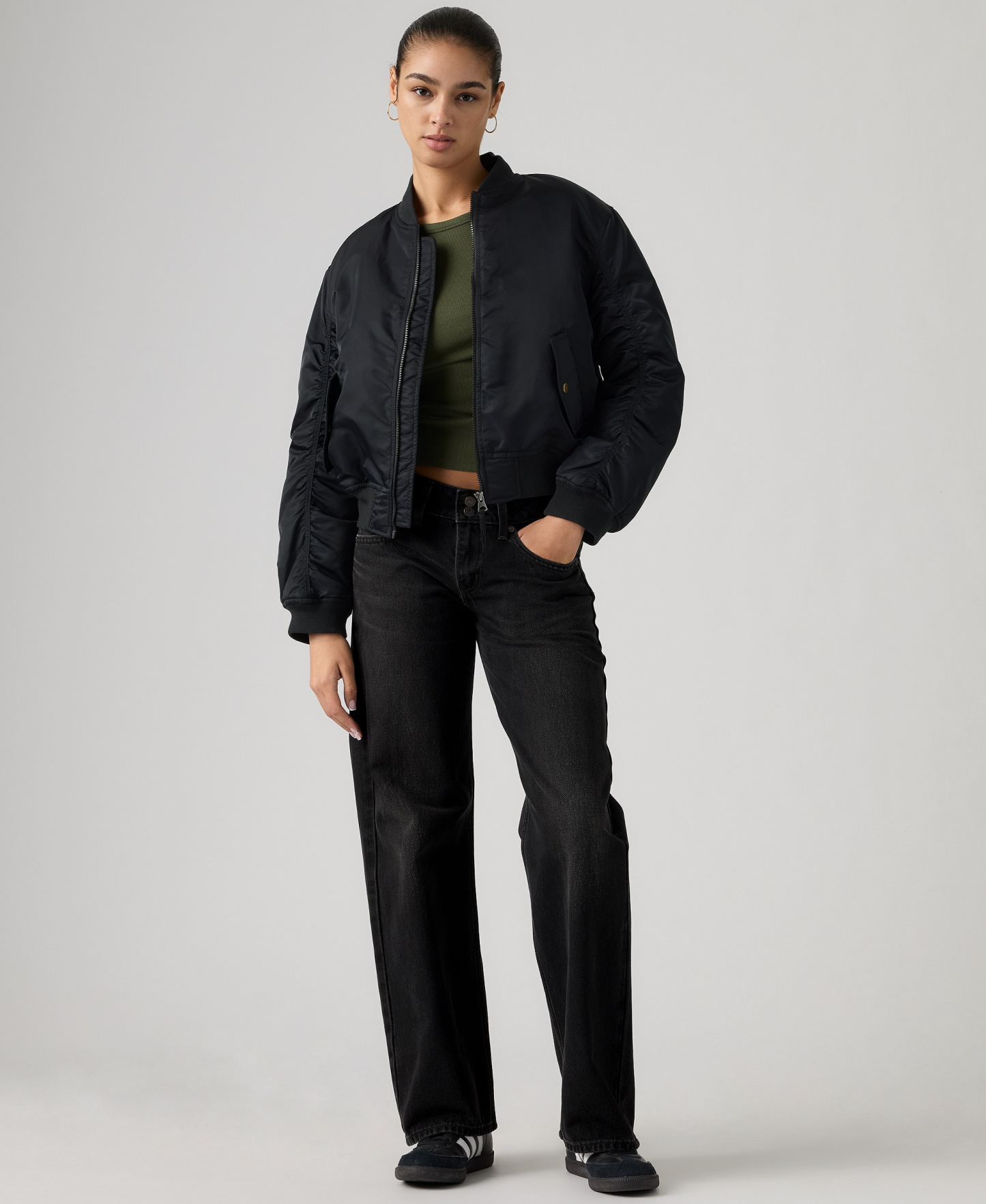 Levi's Women's Super-Low Double-Button Relaxed-Fit Denim Jean - So Fundamental