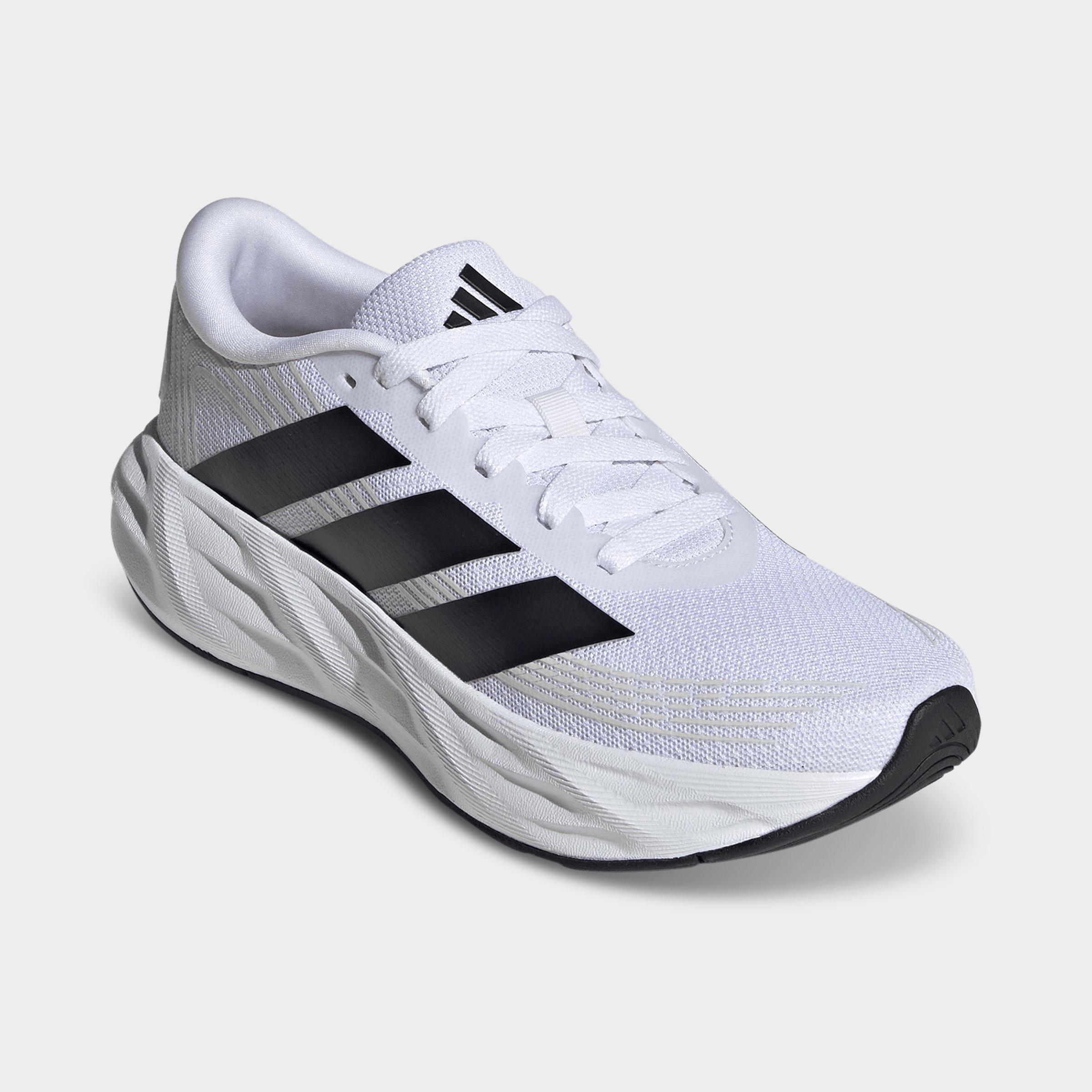 Big Kids' adidas Galaxy 8 Running Shoes - Cloud White/Core Black/Dash Grey - Both shoes facing left