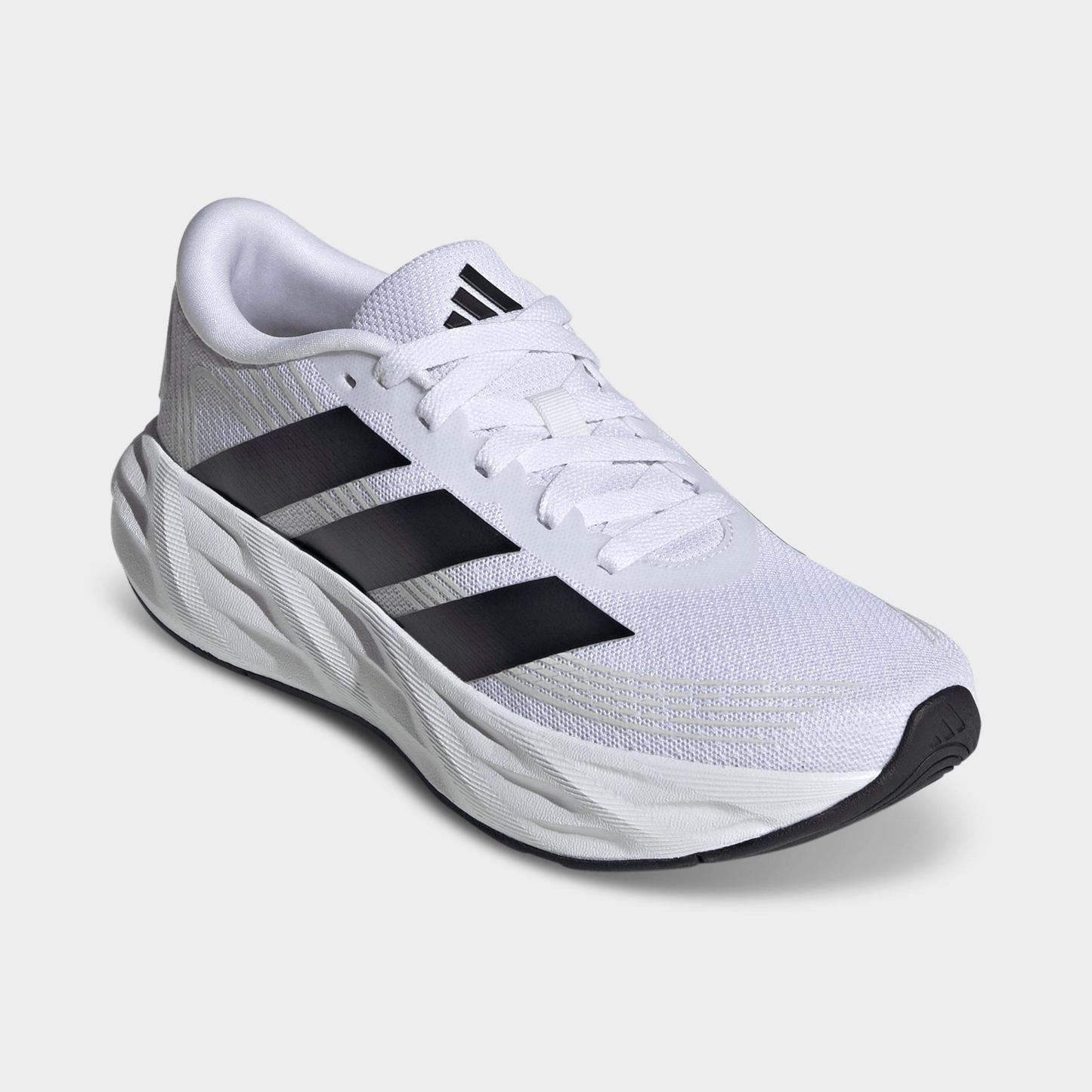 Big Kids' adidas Galaxy 8 Running Shoes - Cloud White/Core Black/Dash Grey - Both shoes facing left