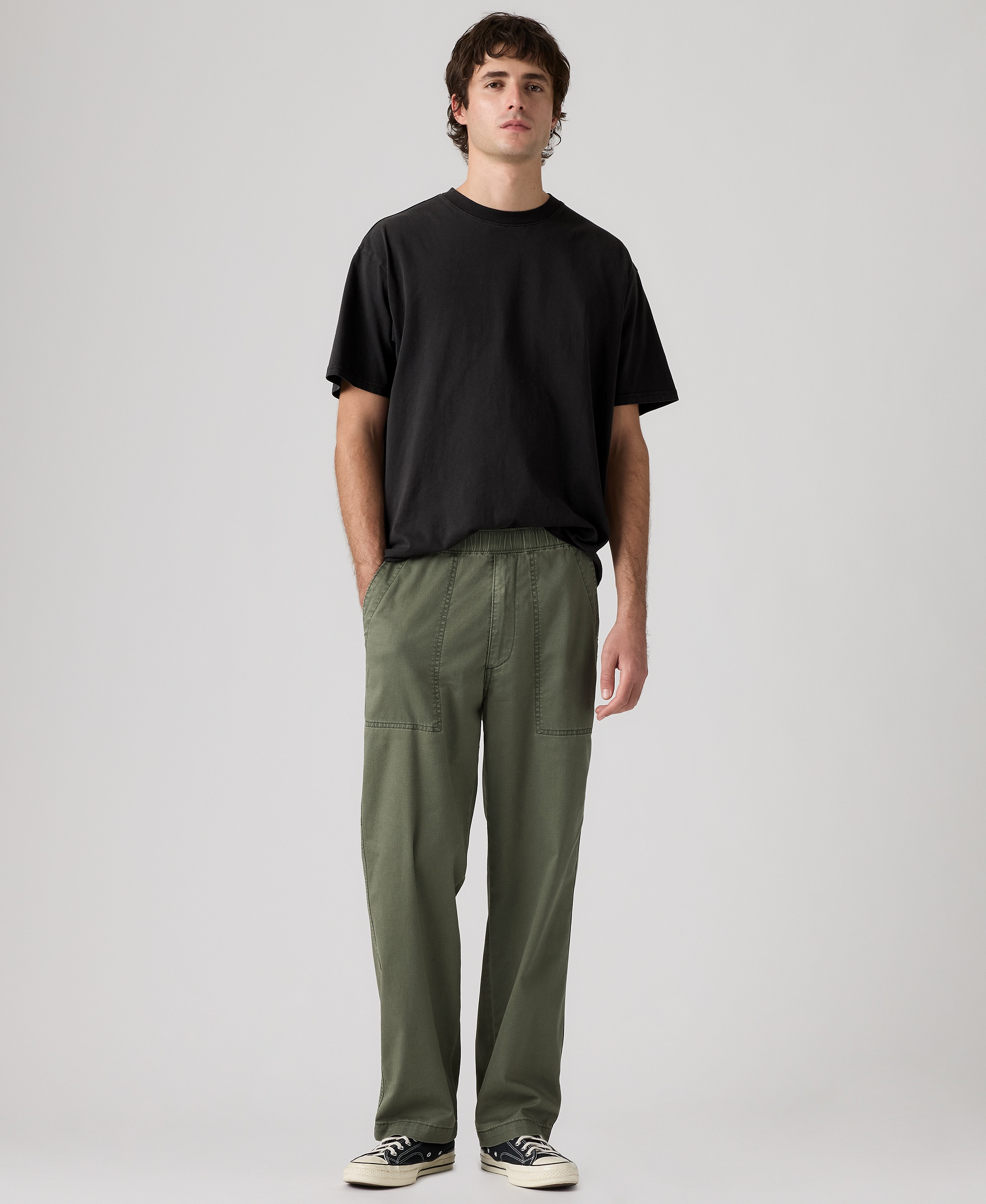 Levi's Men's Regular-Fit Linen Surplus Pants - Kambaba