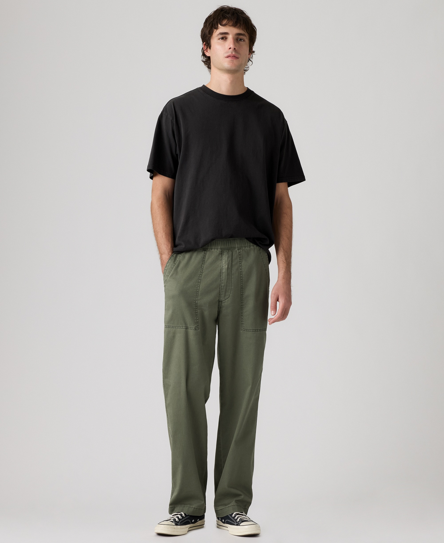 Levi's Men's Regular-Fit Linen Surplus Pants - Kambaba