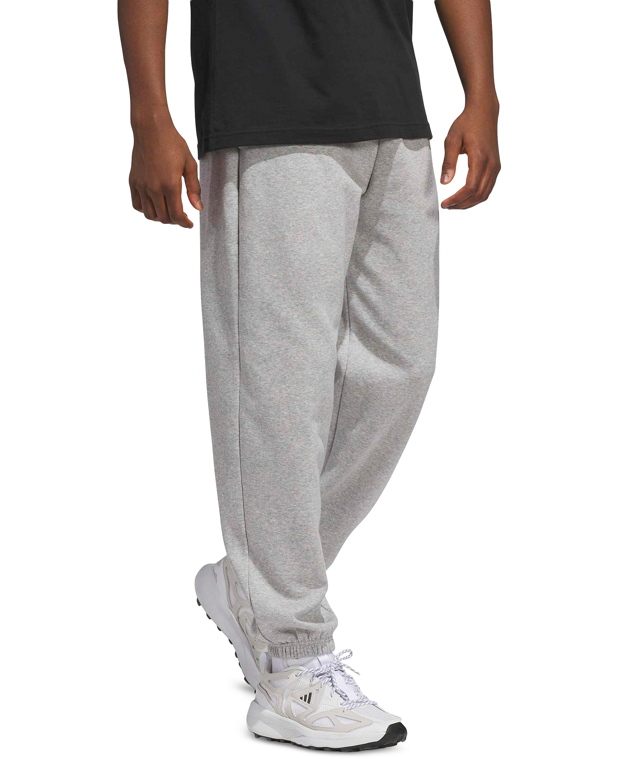 adidas Men's Relax Cuff Regular Fit Pants - Medium Gray