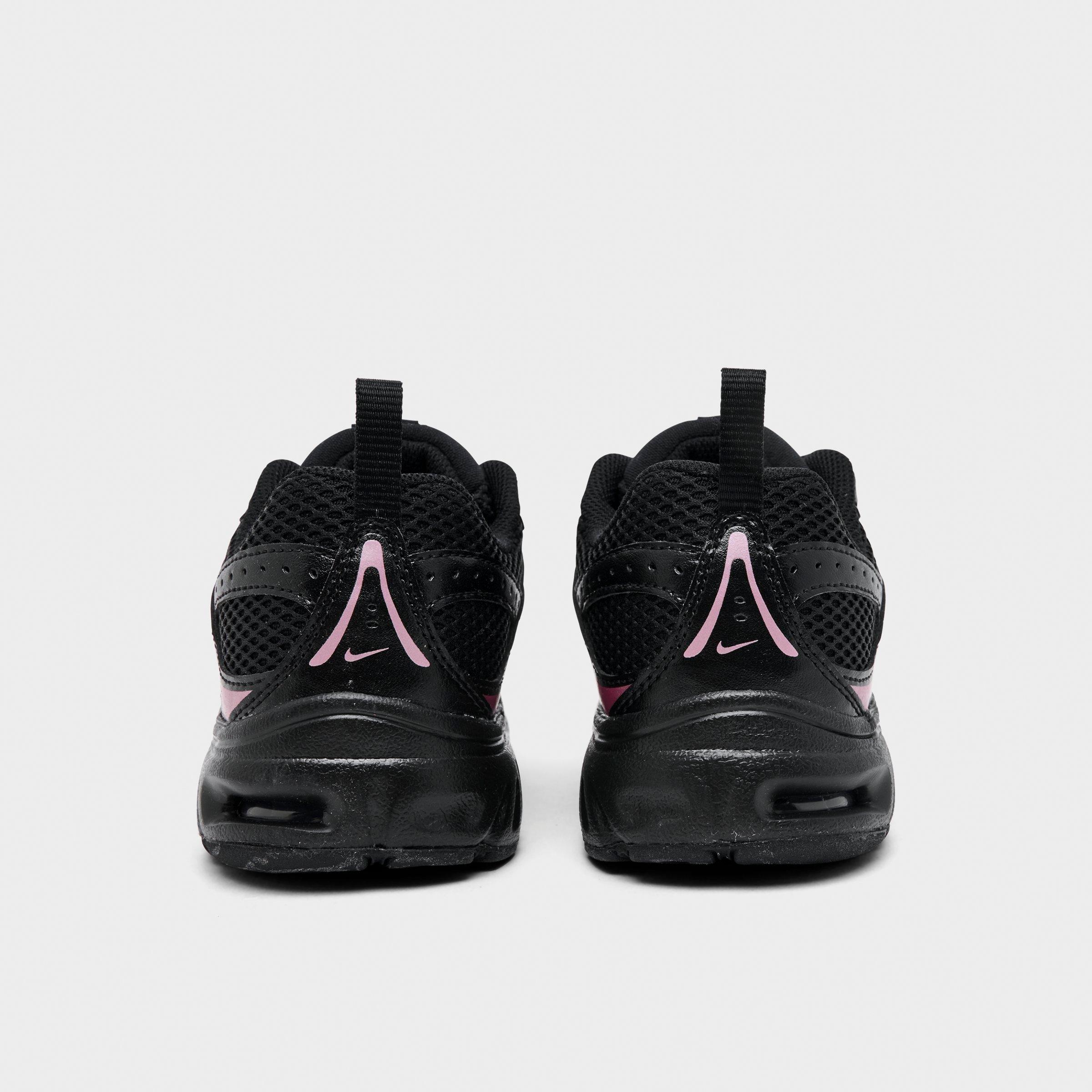 Little Kids' Nithtke Air Max Moto 2K Casual Shoes - Black/Pink Foam/Pink - Back view