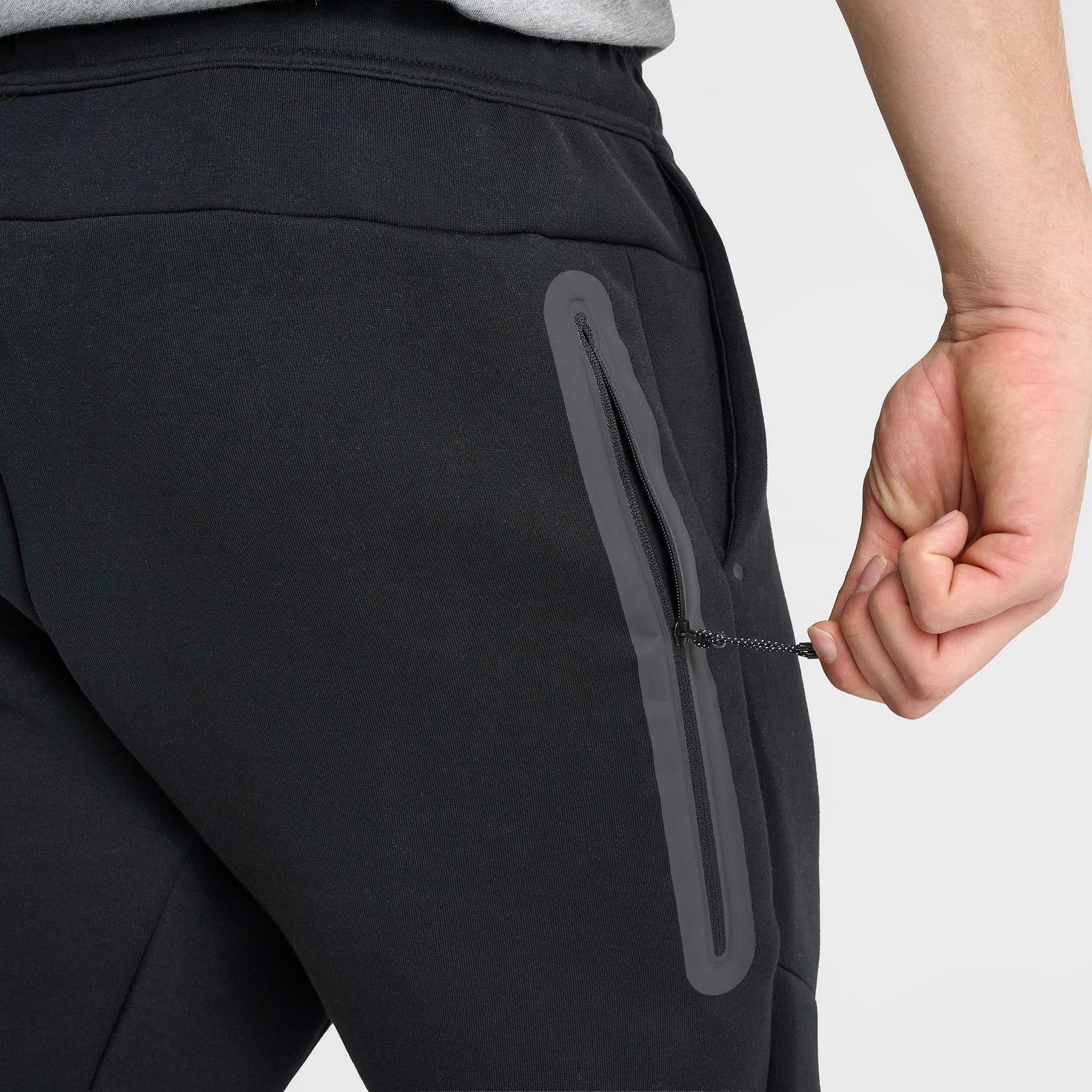 Men's Nike Tech Fleece Jogger Pants - Black/Black