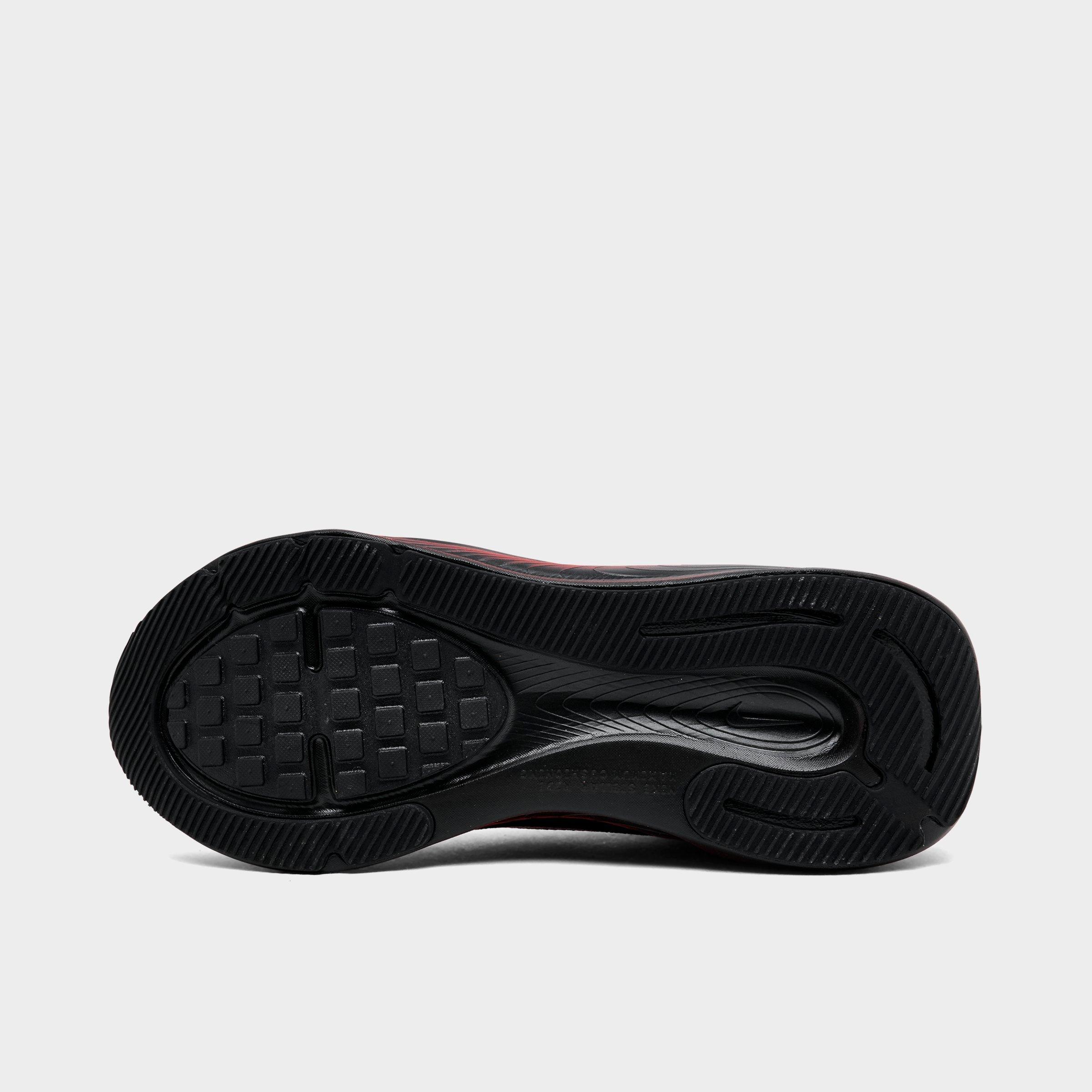 Big Kids' Nithtke Stellar Ride Running Shoes - Black/Cool Grey/University Red/Red Orbit - Bottom view