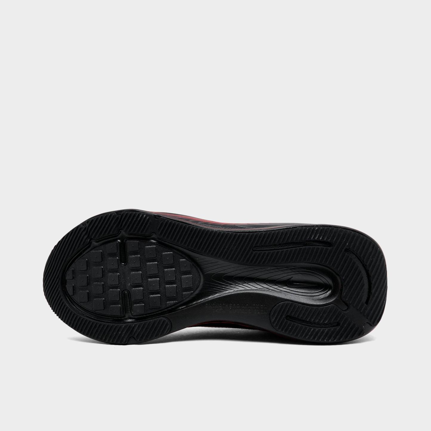 Big Kids' Nithtke Stellar Ride Running Shoes - Black/Cool Grey/University Red/Red Orbit - Bottom view