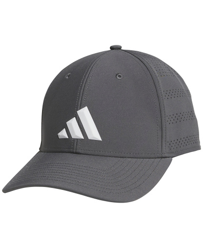 adidas Men's Game Day Stretch-Fit Hat - Gray Six