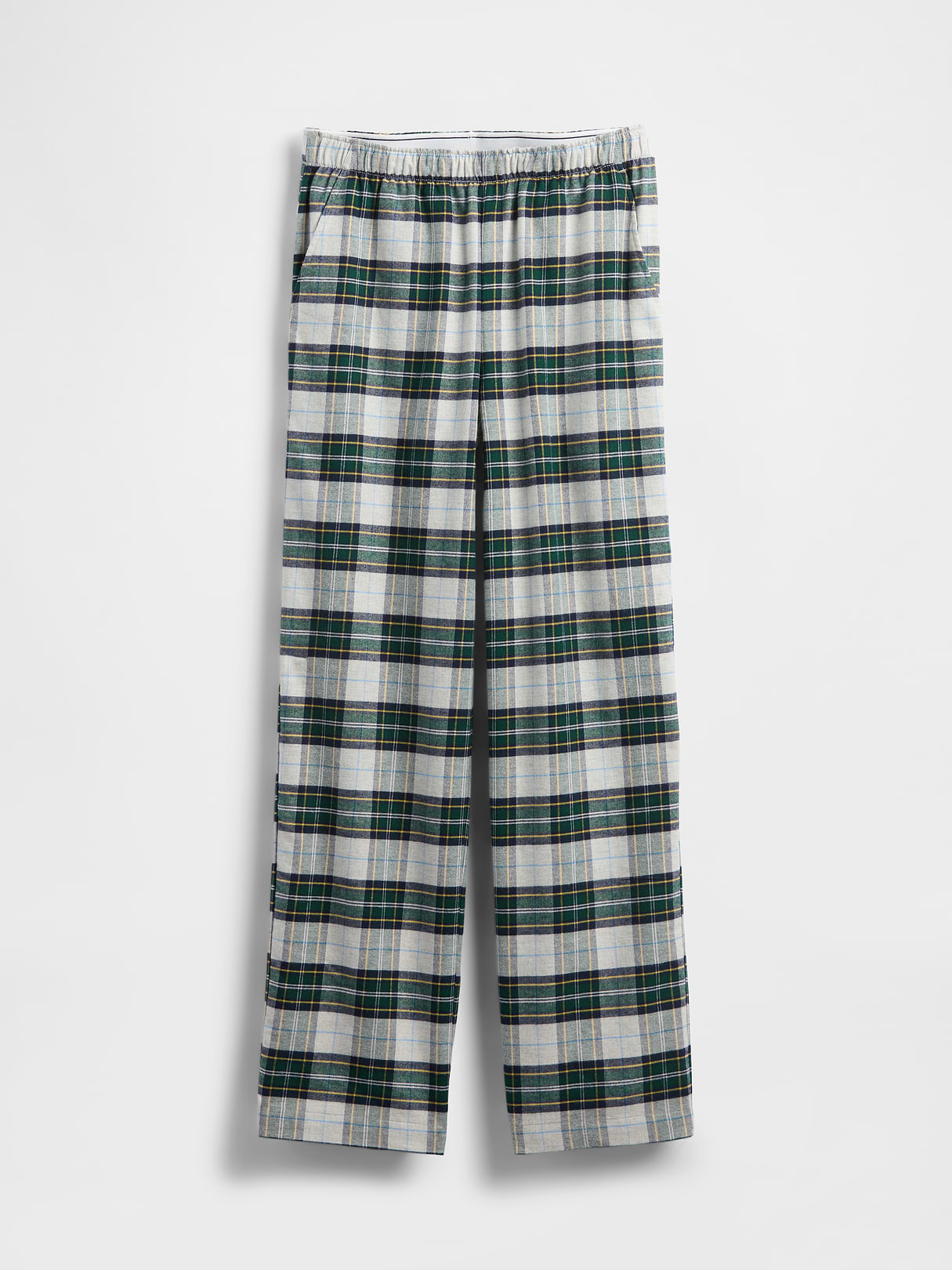 Adult Softest Flannel PJ Pants - Green plaid