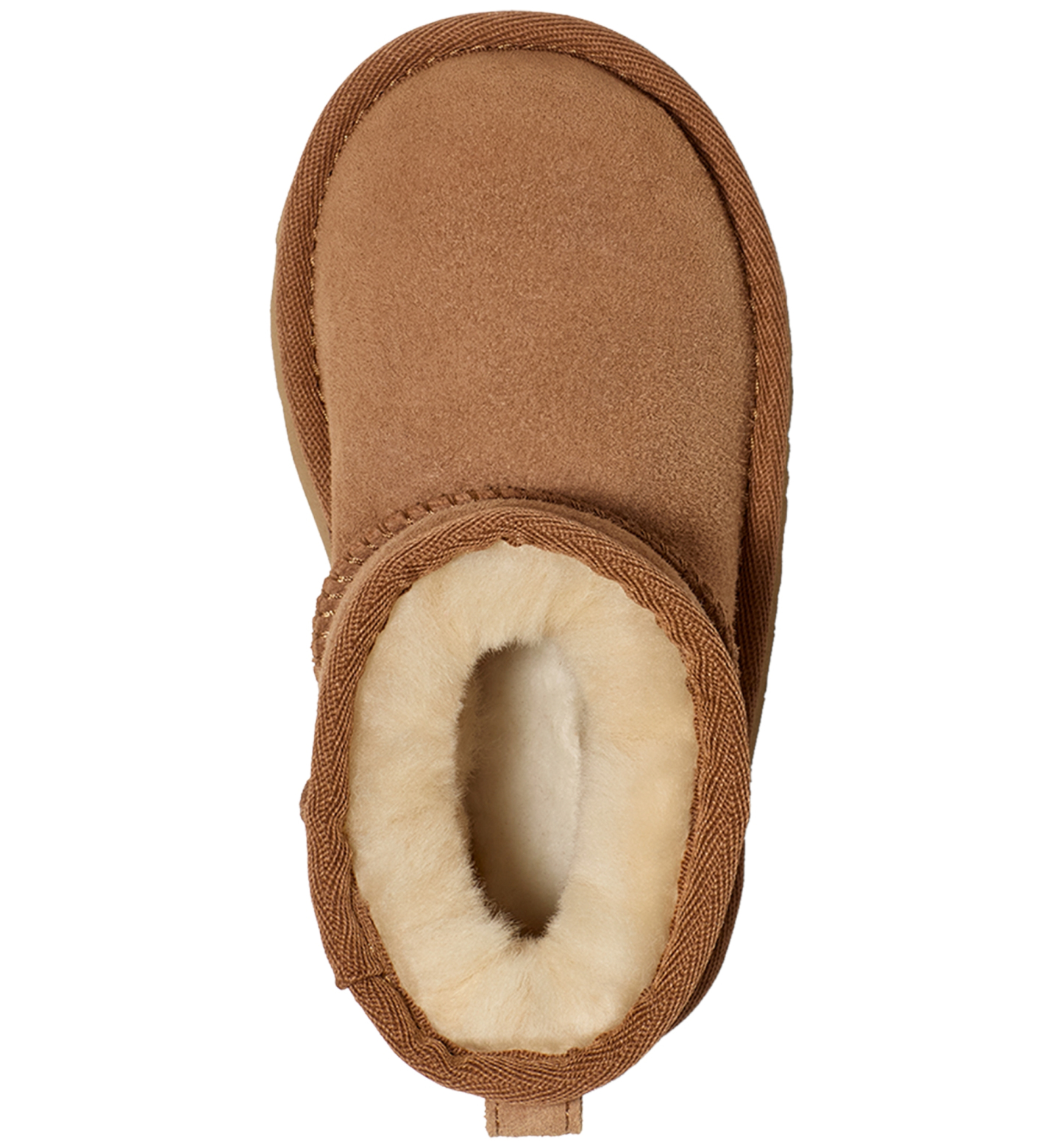 UGG® Toddler Kids Classic Mini II Round Toe Booties - Chestnut