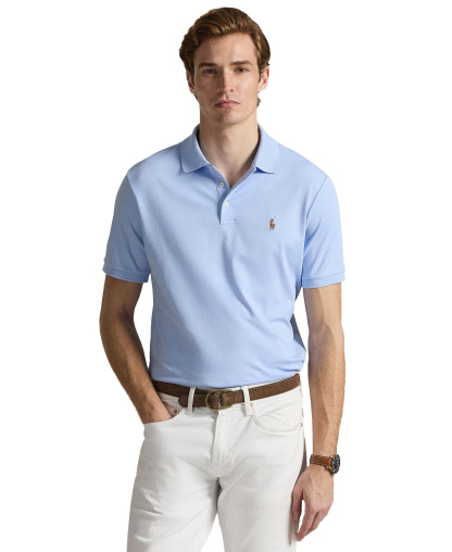 Polo Ralph Lauren Men's Classic-Fit Soft Cotton Polo Shirt - Office Blue