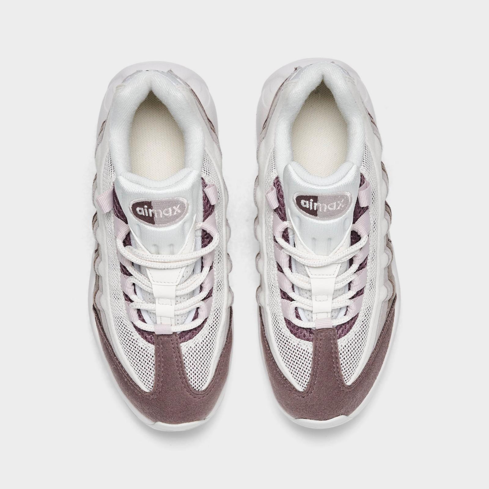 Girls' Little Kids' Nike Air Max 95 Casual Shoes - Phantom/Tattoo/Moon Particle/Silt Red