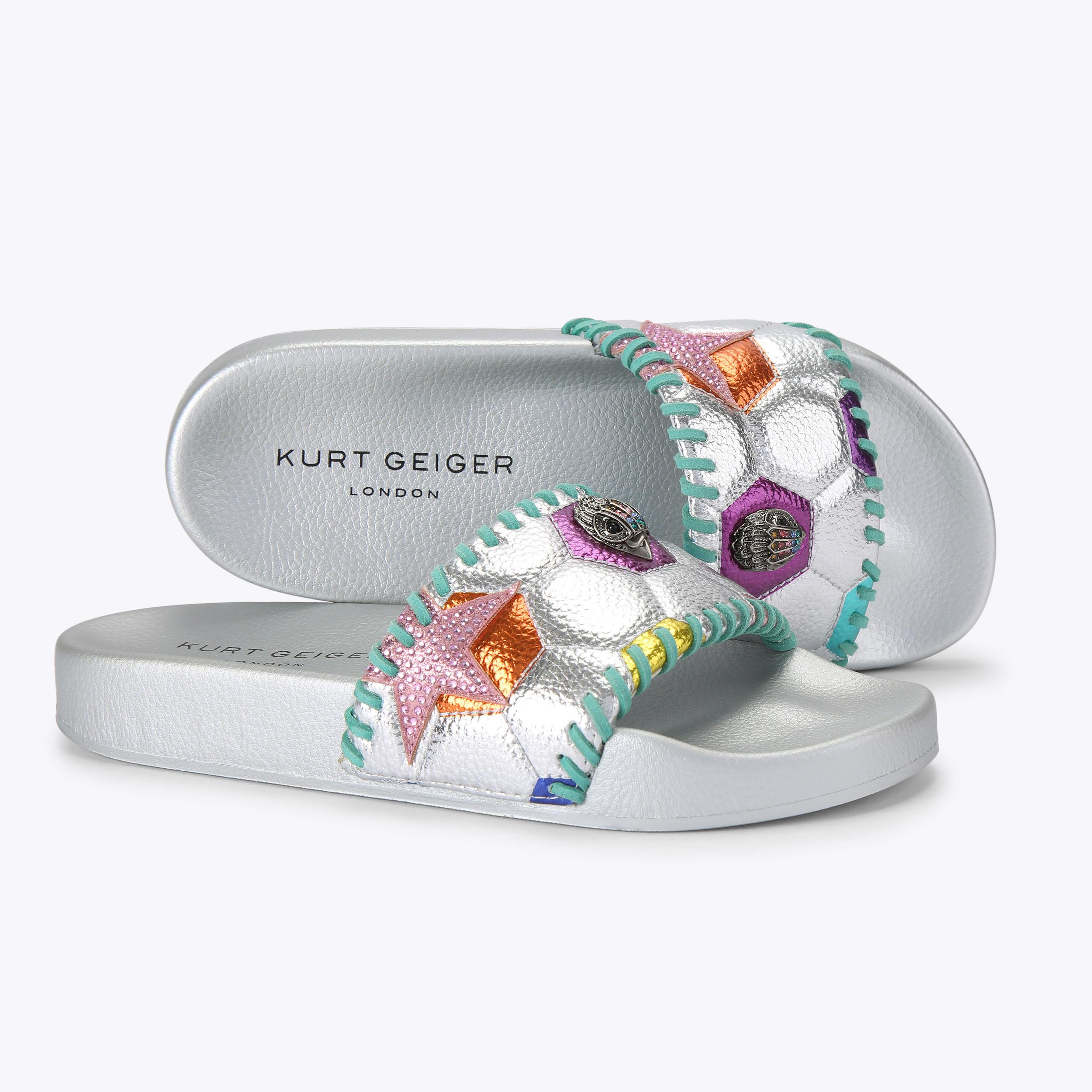 Kurt Geiger London Meena Eagle Soccer Slide - Multi Colored - view 5
