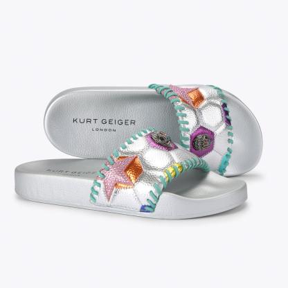Kurt Geiger London Meena Eagle Soccer Slide - Multi Colored - view 5