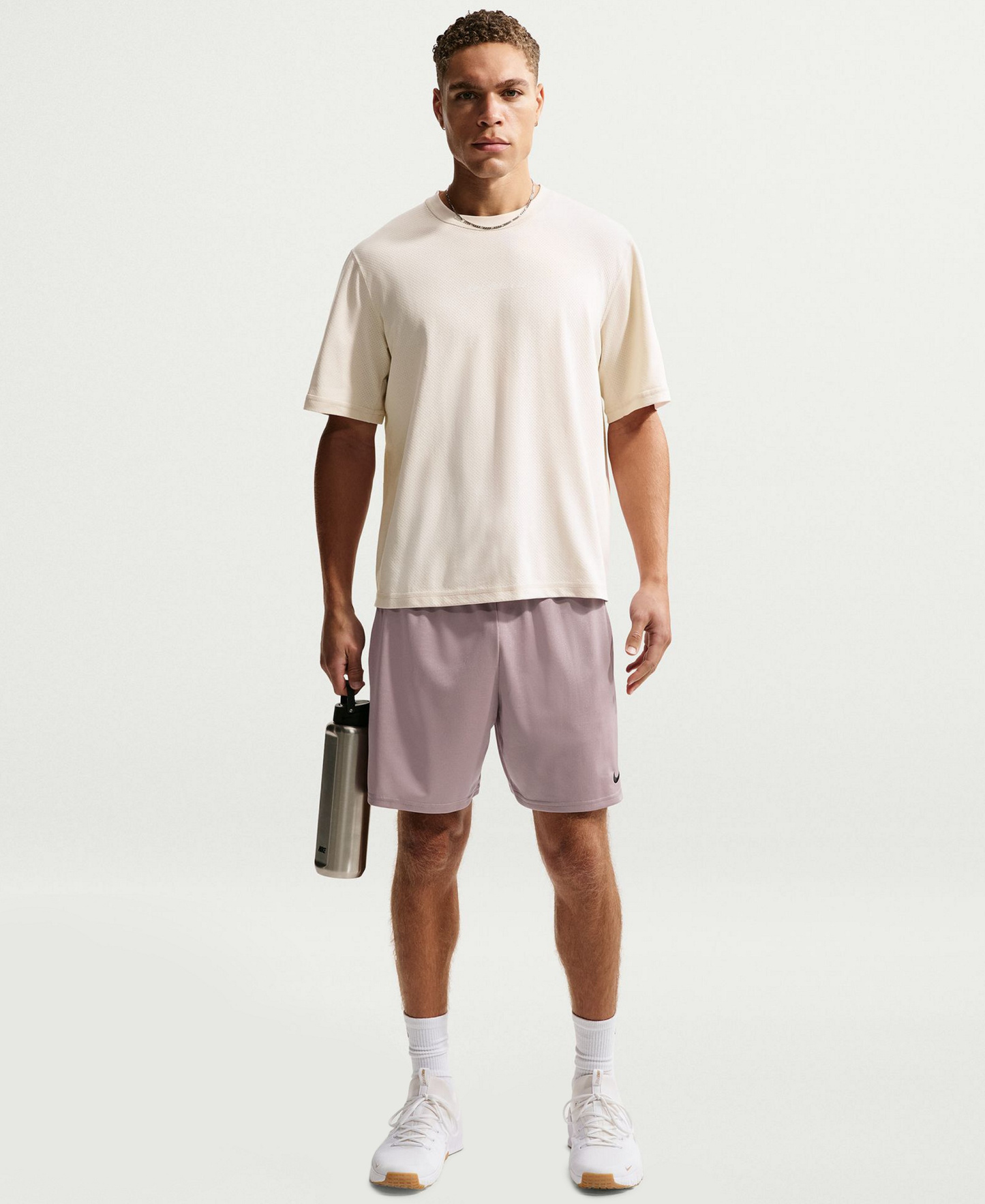 Nike Men's Flex Training Shorts - Light Violet/Black