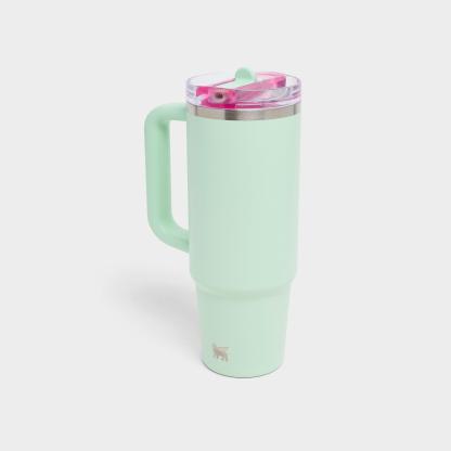 Stanley x Caitlin Clark Quencher ProTour Flip Straw Tumbler (30 oz) - Strawberry Matcha