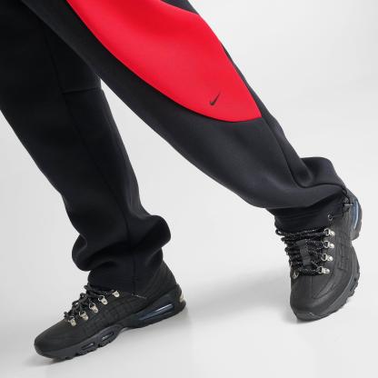 Men's Nithtke Tech Fleece Pro Open Hem Pants - Black/University Red