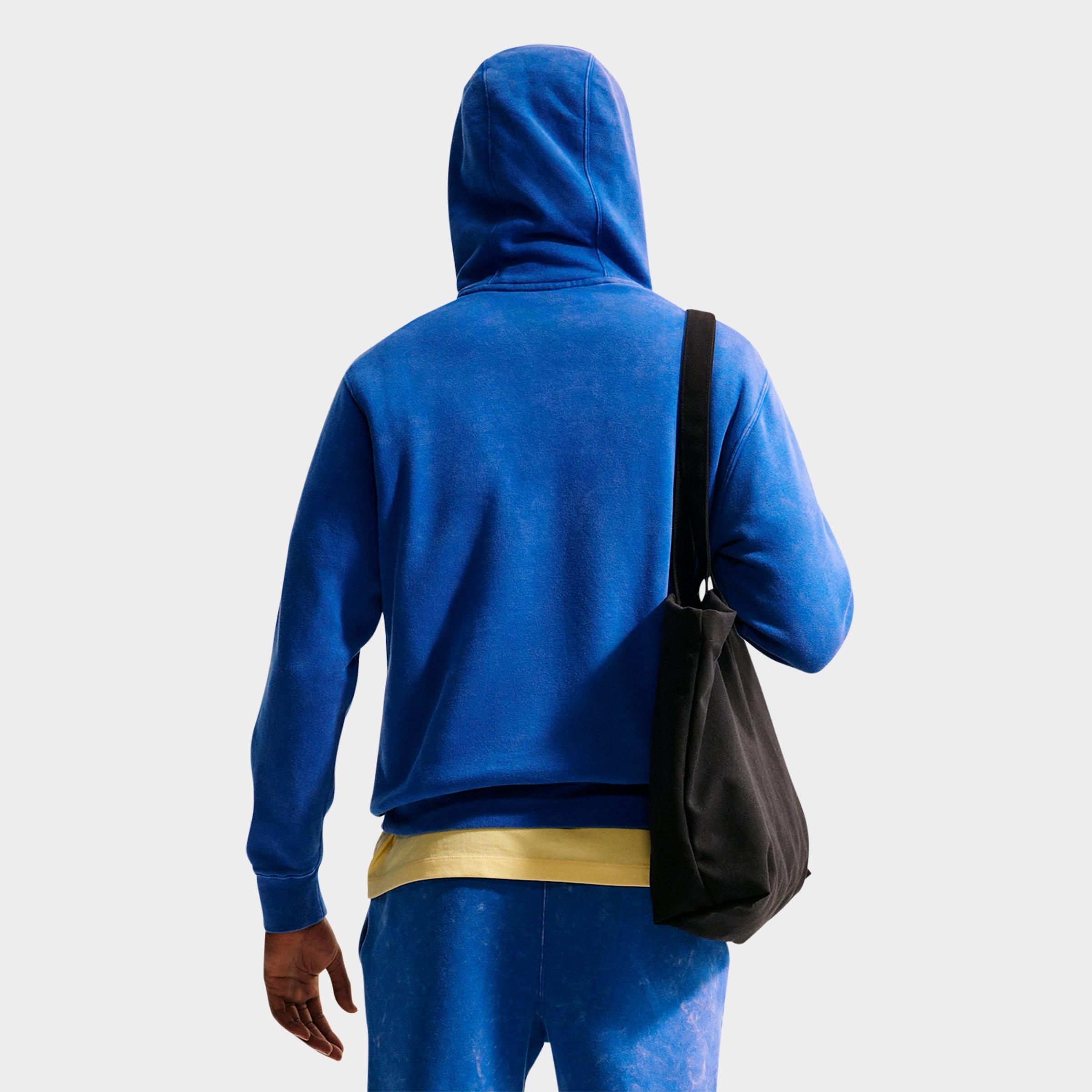 Men's Nithtke Sportswear Club Washed Fleece Hoodie - Game Royal/Game Royal
