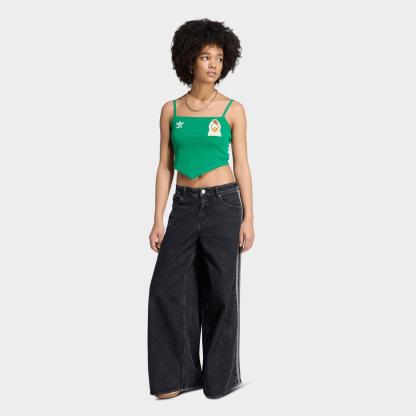 Women's adidas Originals Mexico Reconstructed Bringback Jersey - Green - view 2