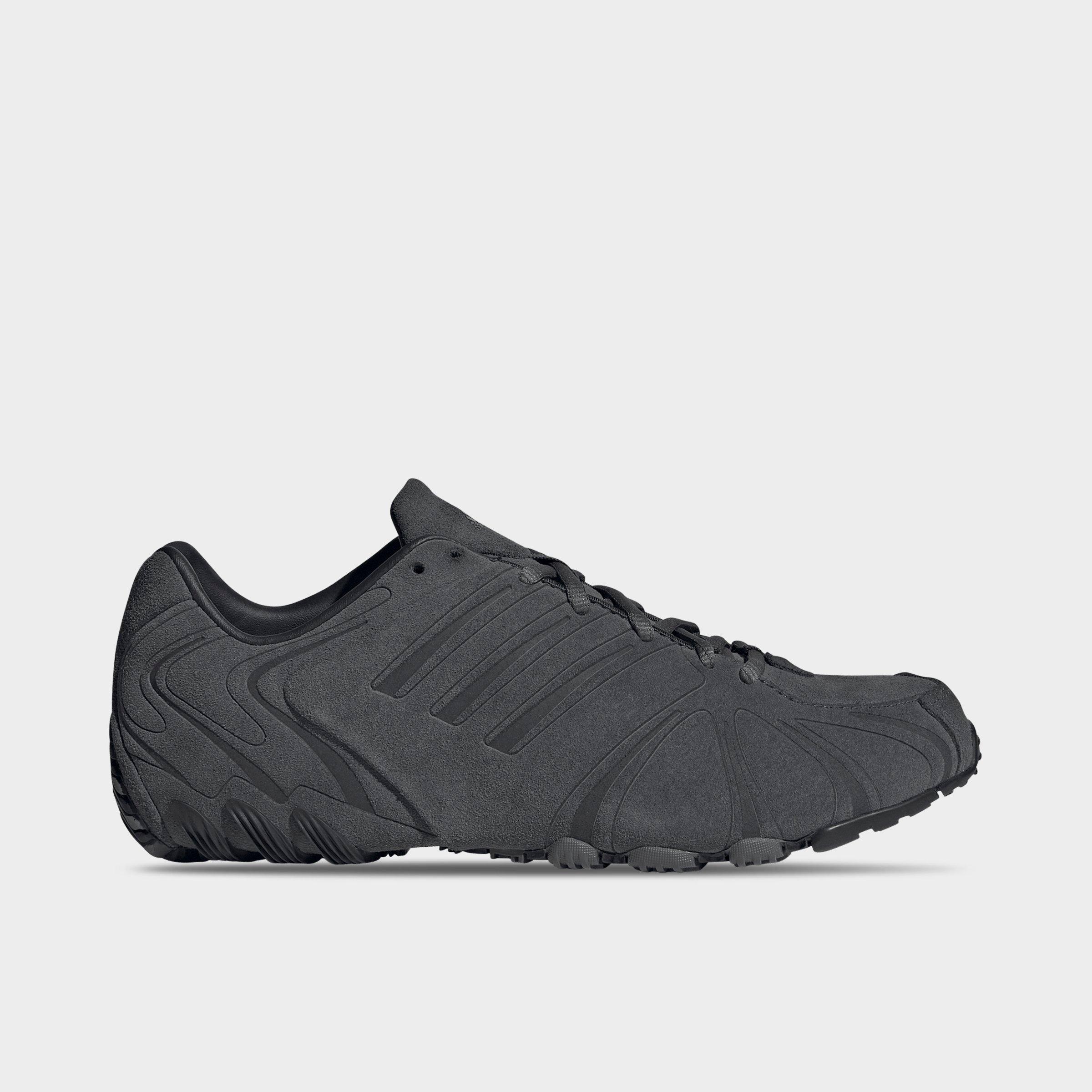 Women's adidas Originals Ghost Sprint Casual Shoes - Part 1 - Carbon/Carbon/Core Black - Left shoe facing left. Outside of the shoe.