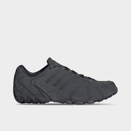 Women's adidas Originals Ghost Sprint Casual Shoes - Part 1 - Carbon/Carbon/Core Black - Left shoe facing left. Outside of the shoe.