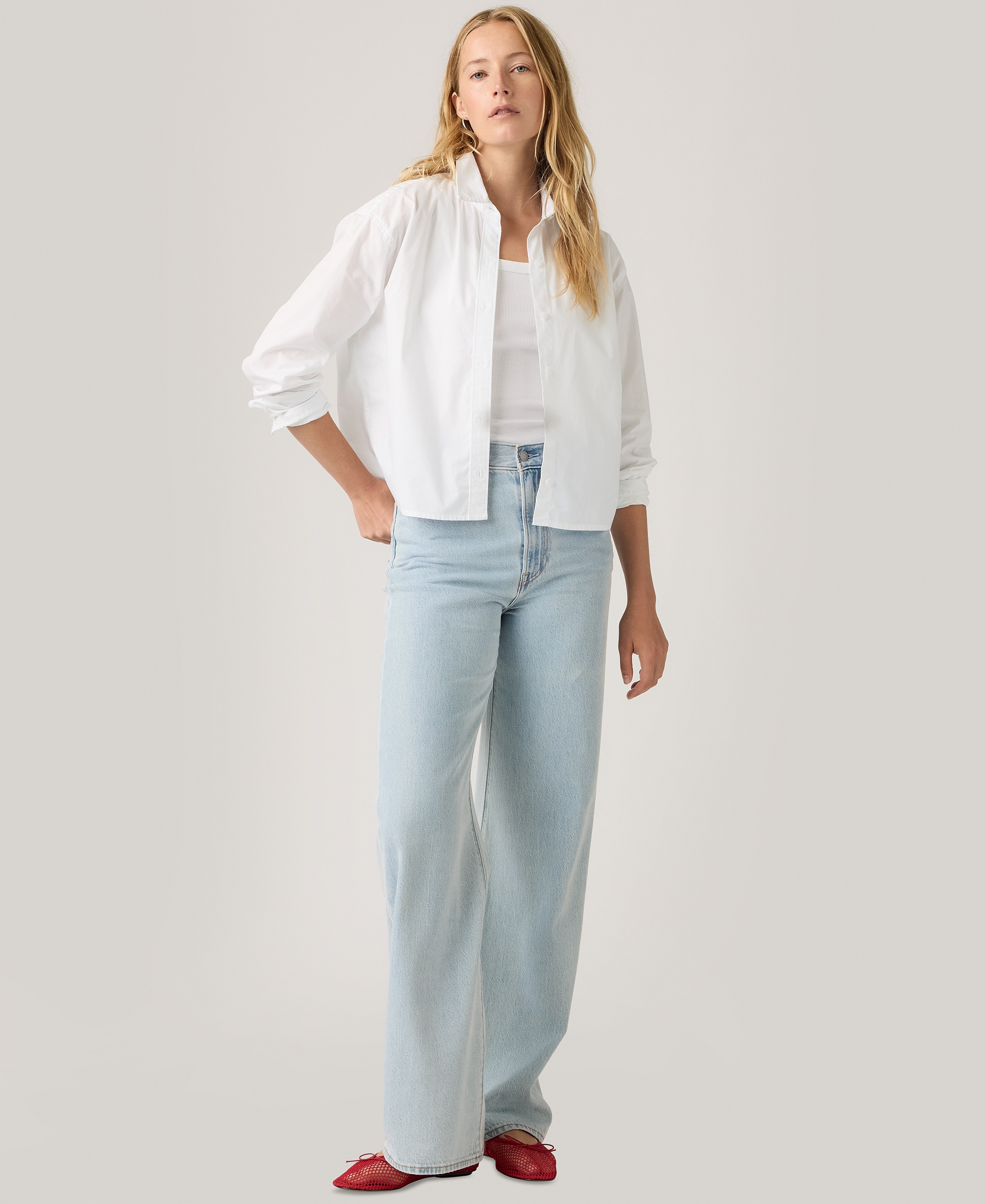 Levi's Premium Women's Ribcage Wide-Leg Jeans - Of Course