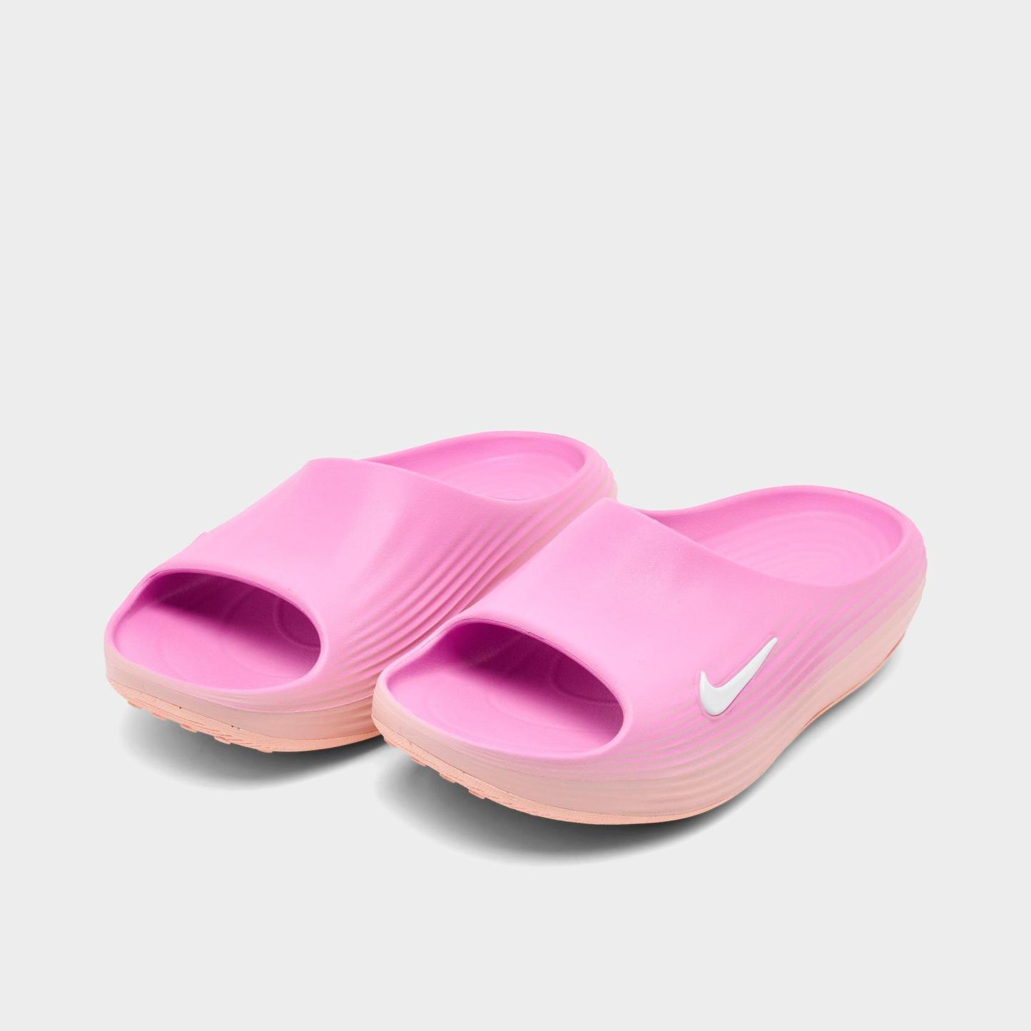 Women's Nithtke ReactX Rejuven8 Slide Sandals - Arctic Orange/Sail/Light Magenta - Both shoes facing left