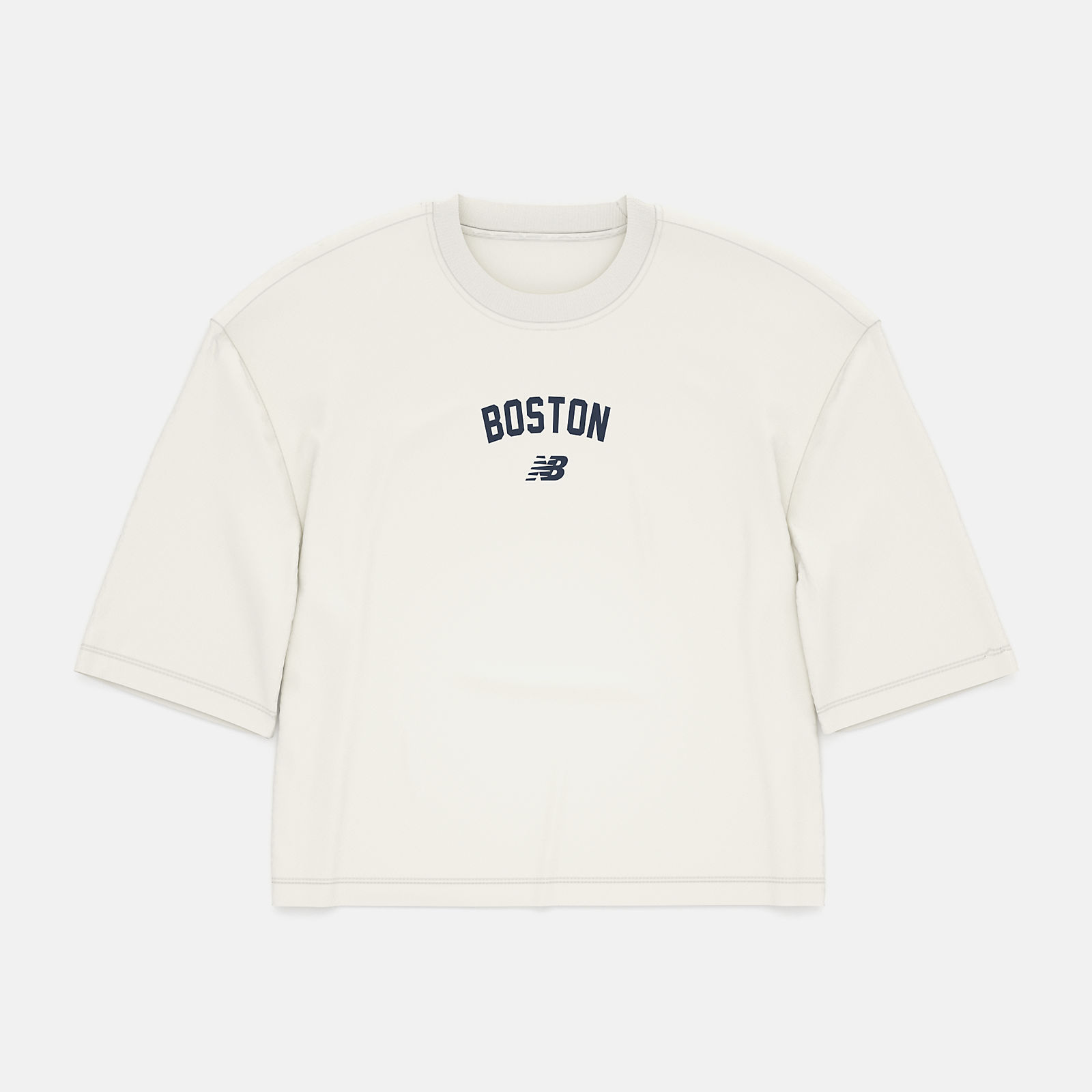 New Balance Boston City Waist Length T-Shirt, WT61W25ASST