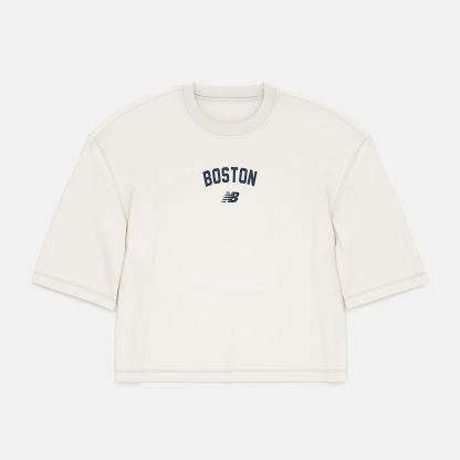 New Balance Boston City Waist Length T-Shirt, WT61W25ASST
