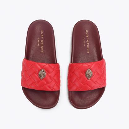 Kurt Geiger London Meena Eagle Slide - Red - view 3