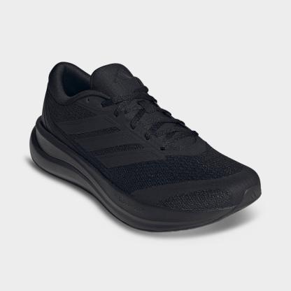 Men's adidas Runfalcon 6 Cloudfoam Running Shoes - Core Black/Core Black/Core Black - Both shoes facing left