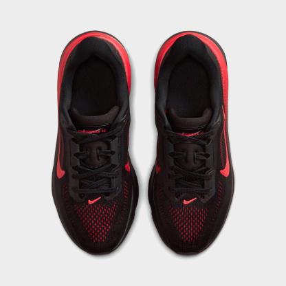 Big Kids' Nithtke Pegasus 42 Running Shoes - Black/University Red/Wolf Grey/Bright Crimson - Top view