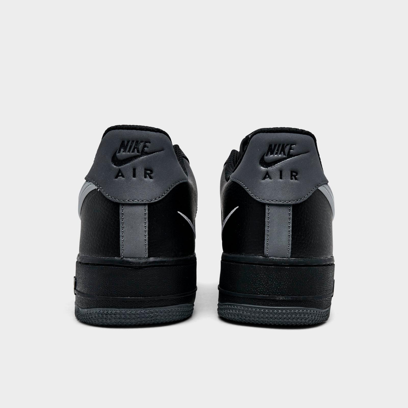 Men's Nike Air Force 1 '07 LV8 Casual Shoes - Black/Iron Grey/Light Smoke Grey (IR1475-010)