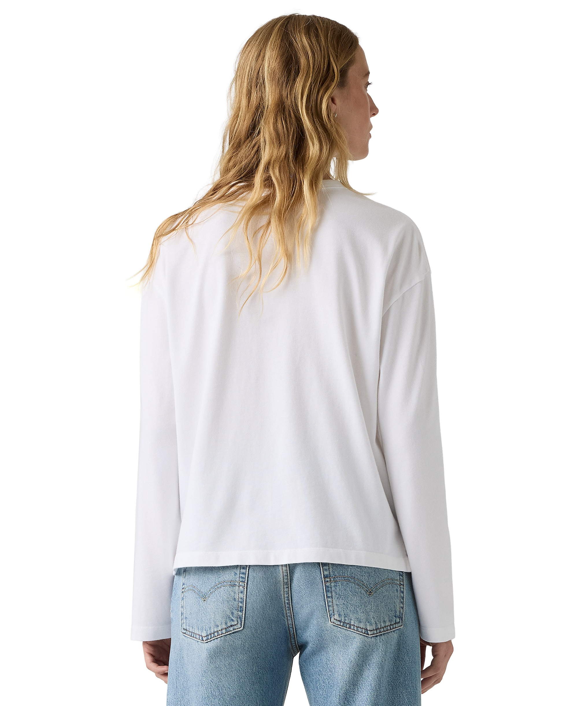 Levi's Premium Women's Vintage Long-Sleeve T-Shirt - Bright Whi