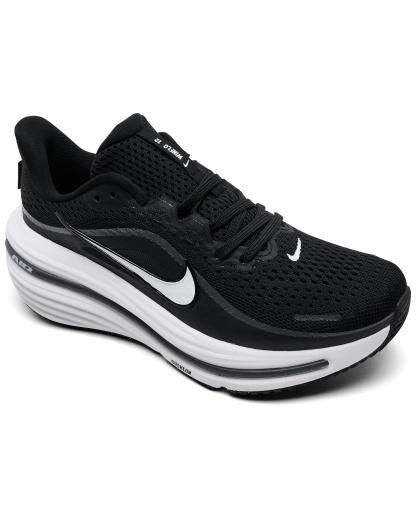 Nike Women's Winflo 12 Wide Width Road Running Sneakers from Finish Line - Black, White