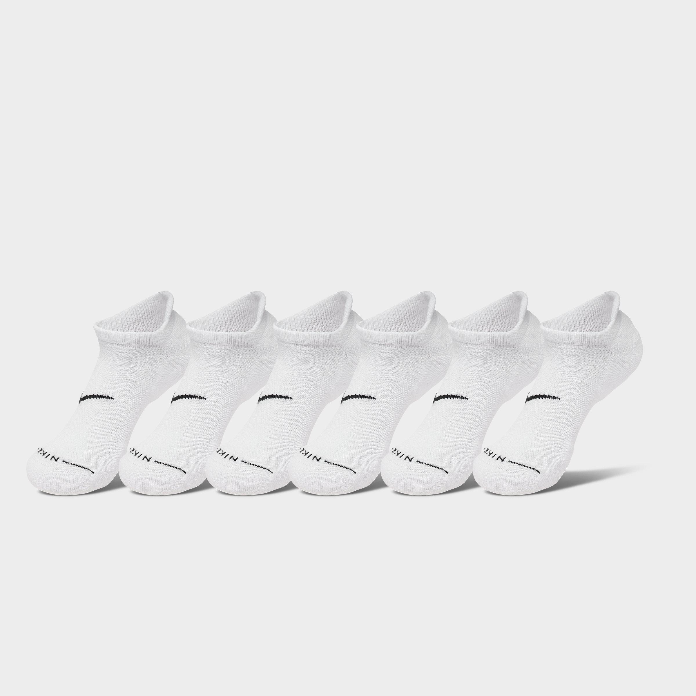 Nithtke Everyday Elevated No-Show Socks (6-Pack) - White/Black