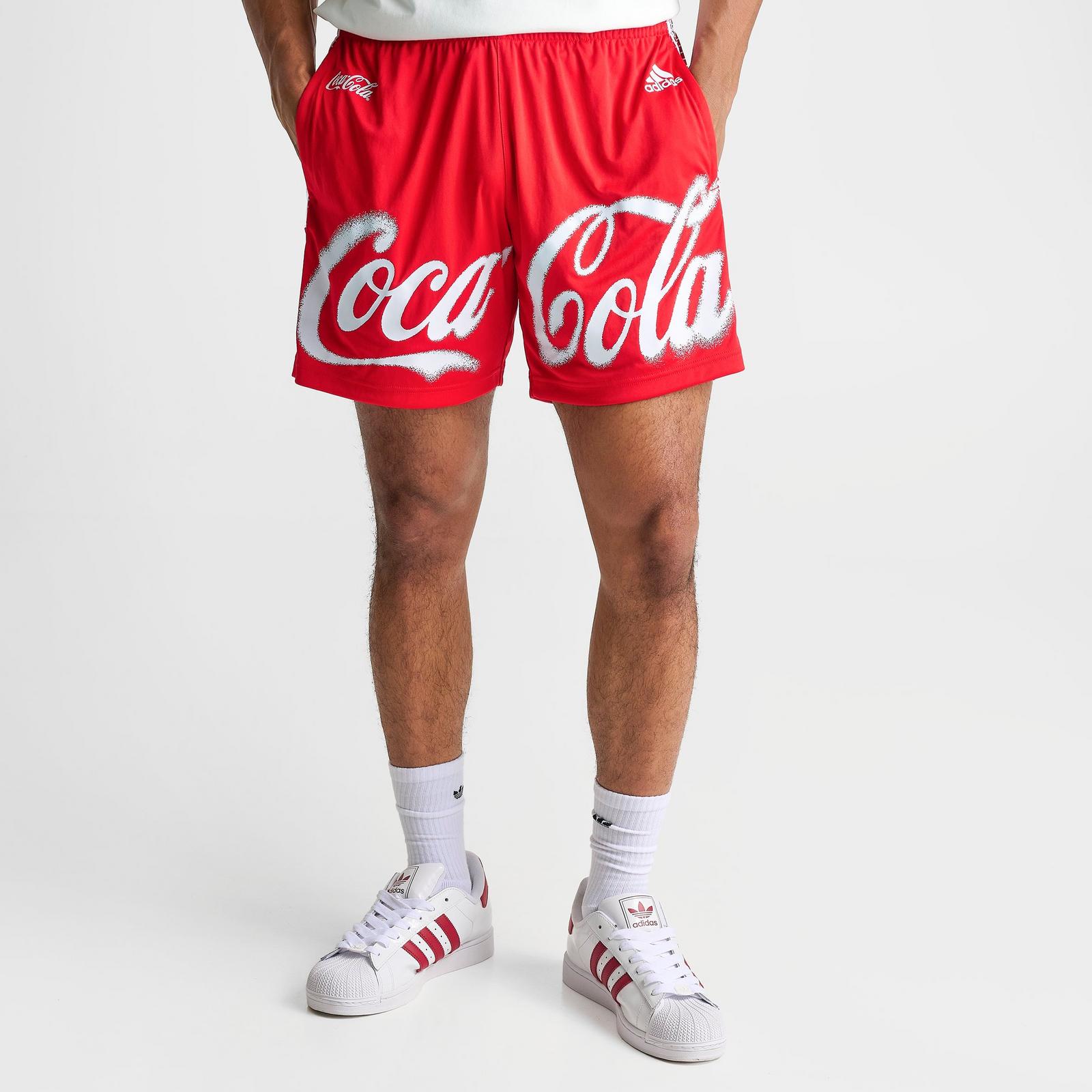 Men's adidas x Coca-Cola Teamgeist Soccer Shorts - Vivid Red - view 3