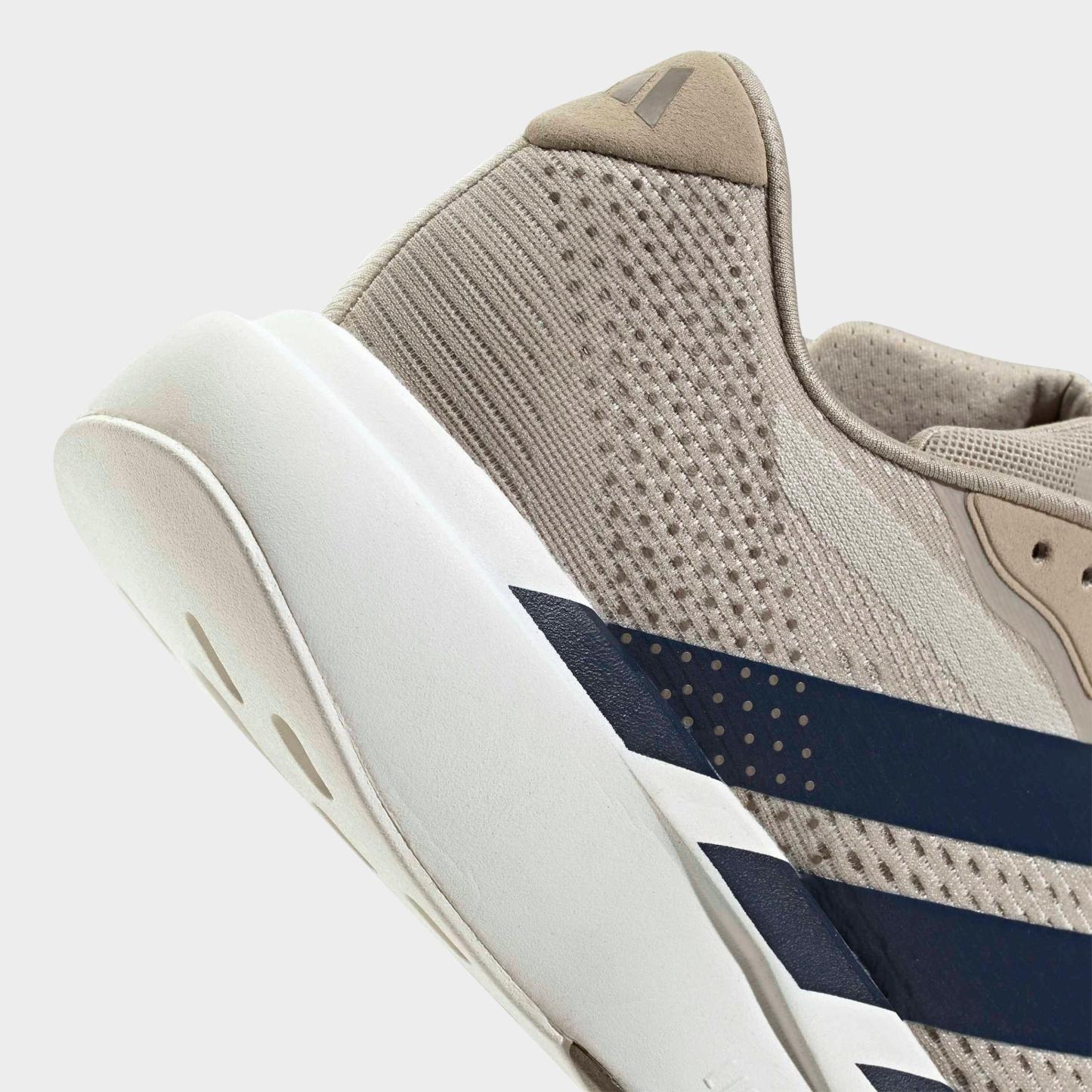 Men's adidas Adizero Pacer Running Shoes - Khaki/Night Indigo/Core White - Detail shot