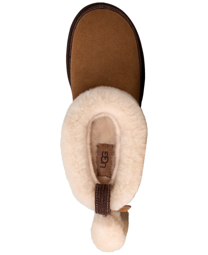 UGG® Women's Classic Mini Heritage Round Toe Booties - Chestnut