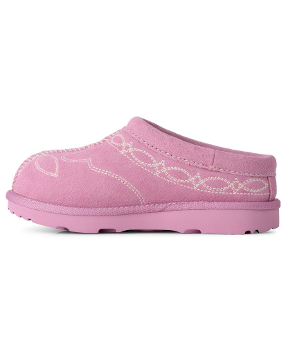 UGG® Kids Tasman II Western Clog Round Toe Slippers - Dusty Orchid