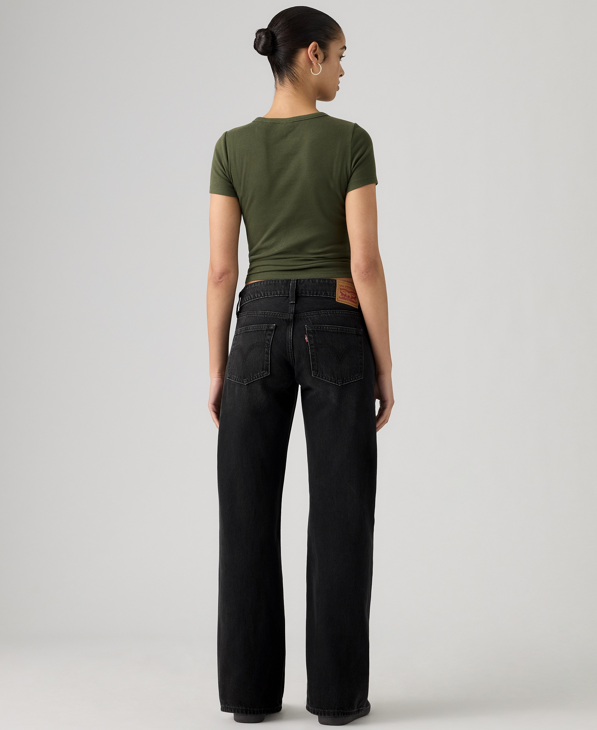 Levi's Women's Super-Low Double-Button Relaxed-Fit Denim Jean - So Fundamental