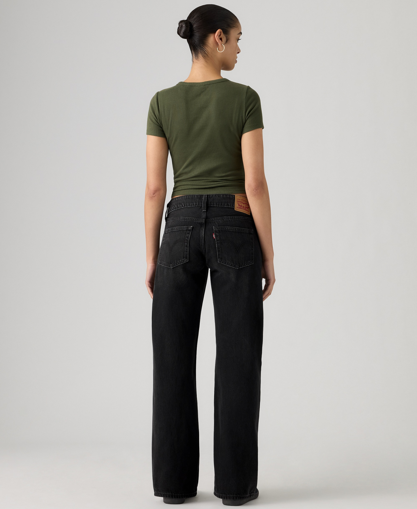 Levi's Women's Super-Low Double-Button Relaxed-Fit Denim Jean - So Fundamental