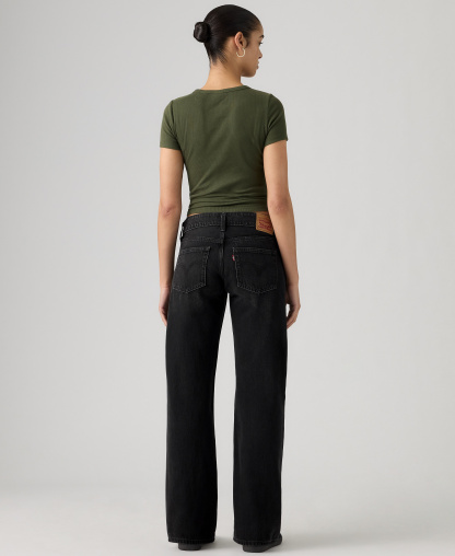 Levi's Women's Super-Low Double-Button Relaxed-Fit Denim Jean - So Fundamental