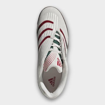 Men's adidas Predator Sala Casual Shoes - Core White/Collegiate Green/Cloud White - Top view